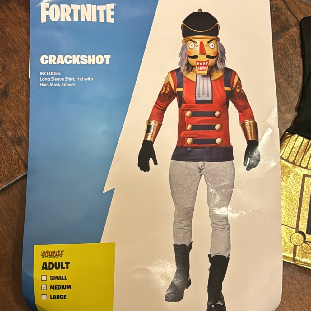 Fortnite Crackshot Costume size M